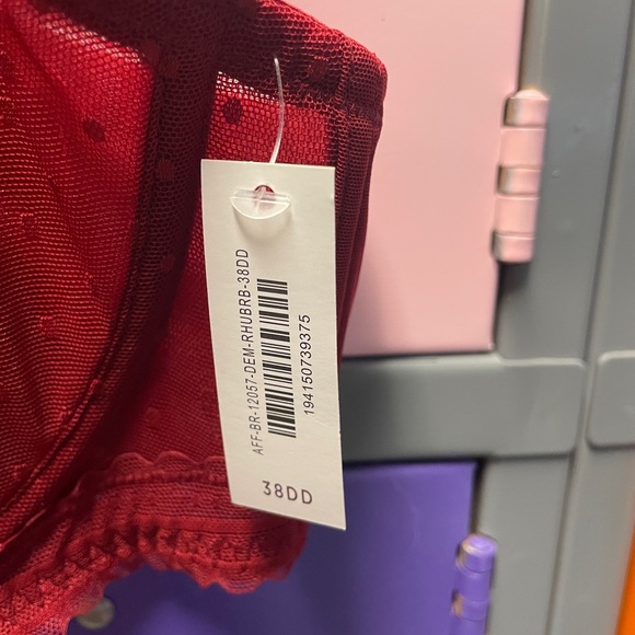 Adore Me Burgundy Lace Bra, NWT, 38 DD - Picture 3 of 5